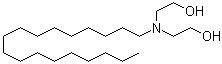 结构式 CAS# 10213-78-2, N,N-二(2-羟基乙基)硬脂胺