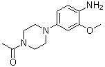 4-(4-Acetyl-1-piperazinyl)-2-(methyloxy)aniline molecular structure (CAS 1021426-42-5)