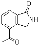 4-Acetyl-2,3-dihydro-1H-isoindol-1-one molecular structure (CAS 1021874-48-5)