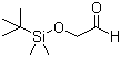 tert-Butyldimethylsilyloxy)acetaldehyde molecular structure (CAS 102191-92-4)