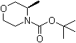 (3R)-3-Methylmorpholine-4-carboxylic acid tert-butyl ester molecular structure (CAS 1022093-98-6)