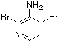 3-Amino-2,4-dibromopyridine molecular structure (CAS 102249-45-6)