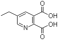 5-Ethylpyridine-2,3-dicarboxylic acid molecular structure (CAS 102268-15-5)