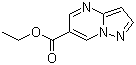 Pyrazolo[1,5-a]pyrimidine-6-carboxylic acid ethyl ester molecular structure (CAS 1022920-59-7)