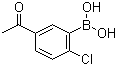 5-Acetyl-2-chlorophenylboronic acid molecular structure (CAS 1022922-17-3)