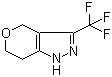 3-三氟甲基-1,4,6,7-四氢吡喃并[4,3-c]吡唑分子结构 (CAS 1022931-45-8)