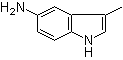 3-Methyl-1H-indol-5-amine molecular structure (CAS 102308-52-1)