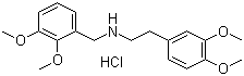 N-[(2,3-Dimethoxyphenyl)methyl]-3,4-dimethoxybenzeneethanamine hydrochloride molecular structure (CAS 102321-59-5)
