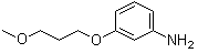 3-(3-Methoxypropoxy)benzenamine molecular structure (CAS 1023277-27-1)
