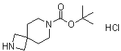 2,7-Diazaspiro[3.5]nonane-7-carboxylic acid 1,1-dimethylethyl ester hydrochloride molecular structure (CAS 1023301-84-9)