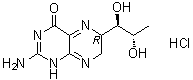 [6R-[6R*(1R*,2S*)]]-2-Amino-6-(1,2-dihydroxypropyl)-6,7-dihydro-4(1H)-pteridinone monohydrochloride molecular structure (CAS 102340-67-0)