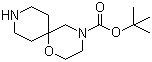 tert-Butyl 1-oxa-4,9-diazaspiro[5.5]undecane-4-carboxylate molecular structure (CAS 1023595-11-0)
