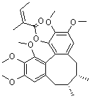 Angeloyl-(+)-gomisin K3 molecular structure (CAS 1023744-69-5)