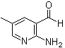 2-氨基-5-甲基-3-吡啶甲醛分子结构 (CAS 1023814-35-8)