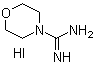 4-Morpholinecarboximidamide monohydriodide molecular structure (CAS 102392-87-0)