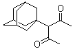 3-(1-Adamantyl)-2,4-pentanedione molecular structure (CAS 102402-84-6)