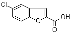 5-Chloro-1-benzofuran-2-carboxylic acid molecular structure (CAS 10242-10-1)