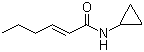 N-环丙基-2-烯己酰胺分子结构 (CAS 1024616-26-9)