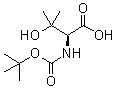 N-[(1,1-Dimethylethoxy)carbonyl]-3-methyl-L-threonine molecular structure (CAS 102507-13-1)
