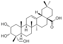 2,3,23-Trihydroxy-12-oleanen-28-oic acid molecular structure (CAS 102519-34-6)