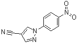 1-(4-Nitrophenyl)-1H-pyrazole-4-carbonitrile molecular structure (CAS 102539-56-0)
