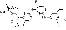 Fostamatinib disodium molecular structure (CAS 1025687-58-4)