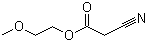 2-Methoxyethyl cyanoacetate molecular structure (CAS 10258-54-5)