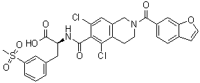 结构式 CAS# 1025967-78-5, Lifitegrast