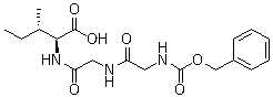 N-[(Phenylmethoxy)carbonyl]glycylglycyl-L-isoleucine molecular structure (CAS 102601-54-7)