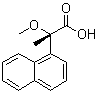 (S)-2-Methoxy-2-(1-naphthyl)propanoic acid molecular structure (CAS 102691-93-0)