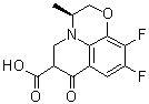 (3S)-9,10-Difluoro-2,3,6,7-tetrahydro-3-methyl-7-oxo-5H-pyrido[1,2,3-de]-1,4-benzoxazine-6-carboxylic acid molecular structure (CAS 1026952-91-9)