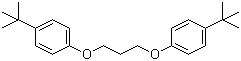 结构式 CAS# 102756-13-8, 1,3-双(4-叔丁基苯氧基)丙烷