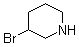 3-溴哌啶分子结构 (CAS 102776-55-6)