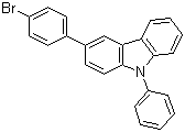 3-(4-Bromophenyl)-9-phenyl-9H-carbazole molecular structure (CAS 1028647-93-9)