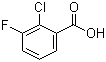 2-Chloro-3-fluorobenzoic acid molecular structure (CAS 102940-86-3)