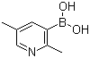 B-(2,5-Dimethyl-3-pyridinyl)boronic acid molecular structure (CAS 1029654-18-9)