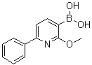 (2-Methoxy-6-phenylpyridin-3-yl)boronic acid molecular structure (CAS 1029654-26-9)