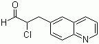 2-Chloro-3-(quinolin-6-yl)propanal molecular structure (CAS 1029714-85-9)