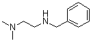 N'-苄基-N,N-二甲基乙二胺分子结构 (CAS 103-55-9)