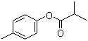 structure of CAS# 103-93-5, 2-Methylpropanoic acid 4-methylphenyl ester;p-Cresyl isobutyrate; p-Methylphenyl isobutyrate; p-Tolyl isobutyrate