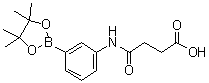 4-Oxo-4-[[3-(4,4,5,5-tetramethyl-1,3,2-dioxaborolan-2-yl)phenyl]amino]butanoic acid molecular structure (CAS 1030269-28-3)