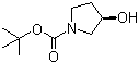 (R)-1-Boc-3-hydroxypyrrolidine molecular structure (CAS 103057-44-9)