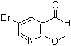 5-Bromo-2-methoxypyridine-3-carbaldehyde molecular structure (CAS 103058-87-3)
