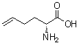 (2R)-2-Amino-5-hexenoic acid molecular structure (CAS 103067-78-3)