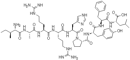 运动升压素分子结构 (CAS 103131-69-7)