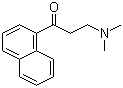 结构式 CAS# 10320-49-7, 3-(二甲基氨基)-1-(萘-1-基)丙-1-酮