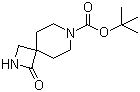1-Oxo-2,7-diazaspiro[3.5]nonane-7-carboxylic acid tert-butyl ester molecular structure (CAS 1032158-48-7)