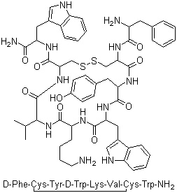 Vapreotide molecular structure (CAS 103222-11-3)