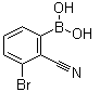 3-Bromo-2-cyanophenylboronic acid molecular structure (CAS 1032231-32-5)