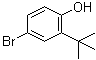 2-tert-Butyl-4-bromophenol molecular structure (CAS 10323-39-4)